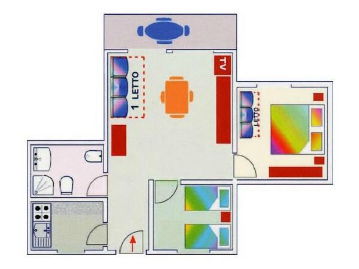 Foto di Appartamenti Andreis a Malcesine con balcone vista lago, uso giardino e piscina
