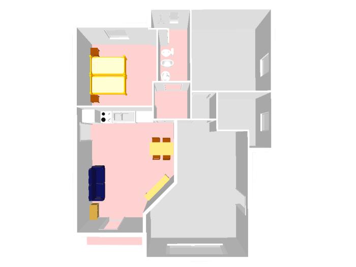 Foto di Appartamenti Andreis a Malcesine con balcone vista lago, uso giardino e piscina