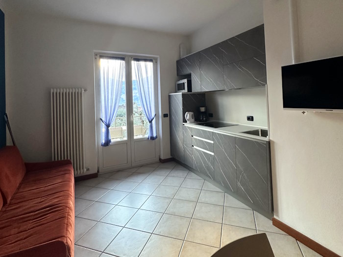 Foto di Appartamenti Andreis a Malcesine con balcone vista lago, uso giardino e piscina